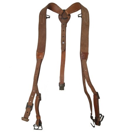 Czechoslovak Y-straps - similiar to M39 - leather - surplus