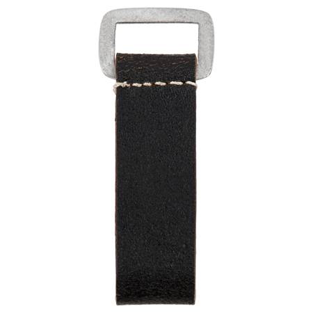 D-ring, rectangle fitting - black - repro