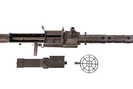 Denix 9317, Maschinengewehr 34 with anti-aircraft sight and carrying belt - non-firing replica