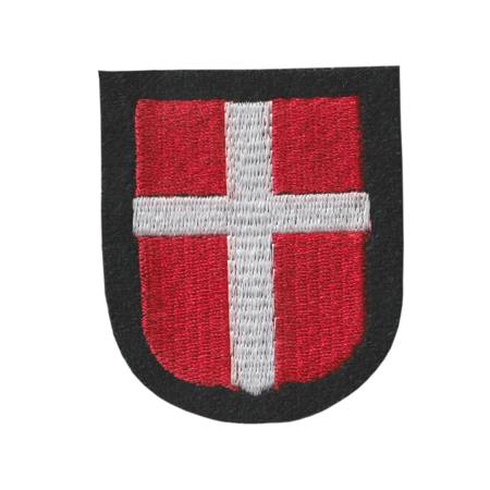 Denmark national patch - SS woolen - repro
