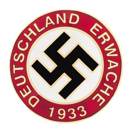 Deutschland Erwache 1933 - nazi party supporter badge - repro