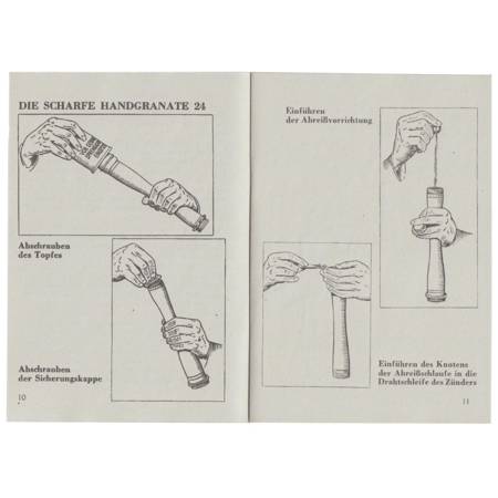 Die Handgranate 24 manual  - repro