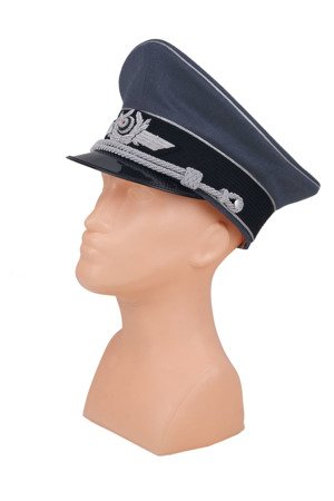 EREL Luftwaffe Offiziers Schirmmütze - gabardine - repro