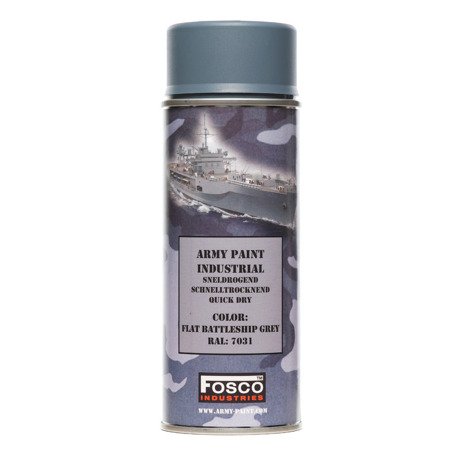 Fosco Spray paint, battle ship grey - 400 ml
