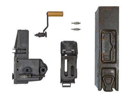 German MG3 Belt loader in case - surplus
