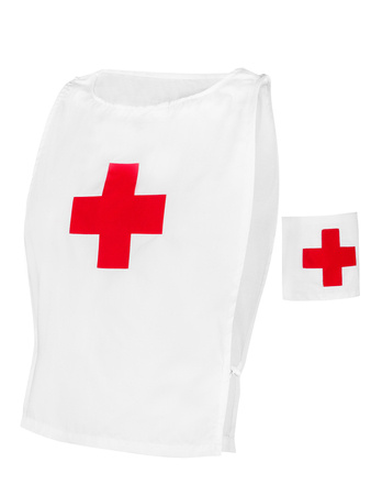 German Medic Red Cross chest apron & armband - repro