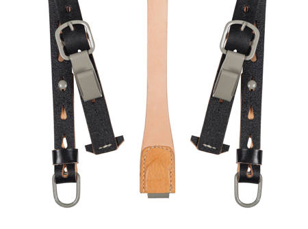 German WH/SS leather Y-straps - Fredericci