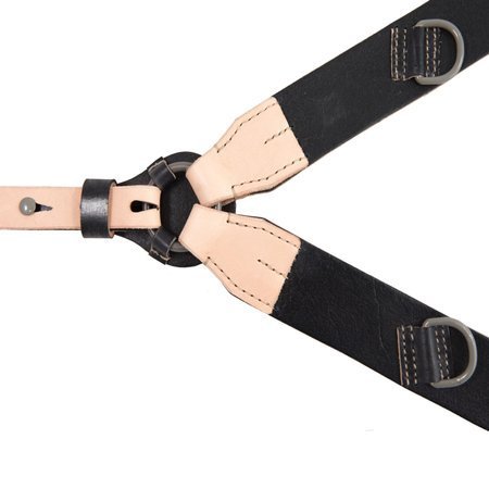 German leather Y-straps - Fredericci