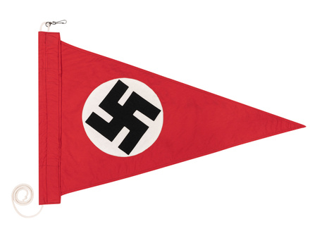 III Reich/ NSDAP pennant flag, stitched version - repro