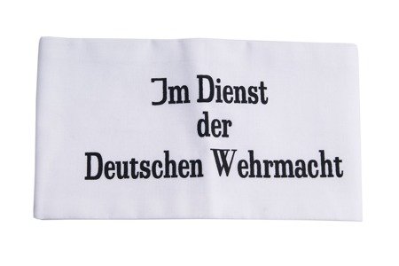 "Im Dienst der Deutschen Wehrmacht" armband - repro
