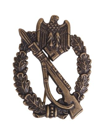Infantry assault badge - bronze - antique effect - repro