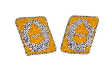 LW flying servicemen collar tabs - Major - pair - repro