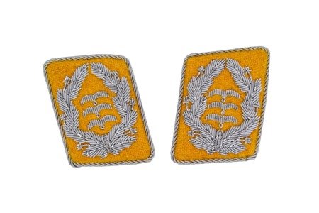 LW flying servicemen collar tabs - Oberst - pair - repro