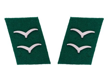 Luftwaffe collar tabs - field divisions, Gefreiter - repro