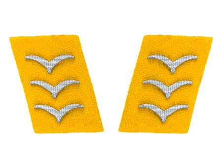 Luftwaffe collar tabs - flying personnel, Obergefreiter- repro