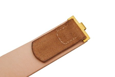 M1895 Feldkoppel - EM/NCO belt - brown leather, brass fittings - repro