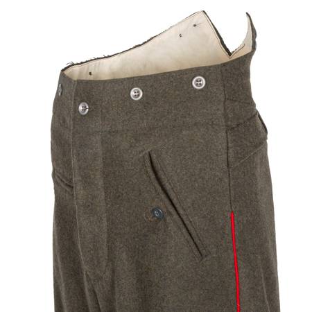 M1907/1914 Prussian field trousers - feldgrau - repro