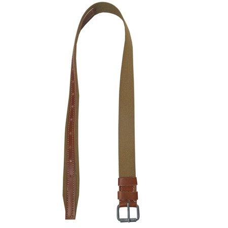 M1935 austerity pattern belt - brown leather strap - repro