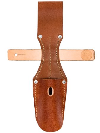 M84/98 Bayonet frog with strap - brown - repro