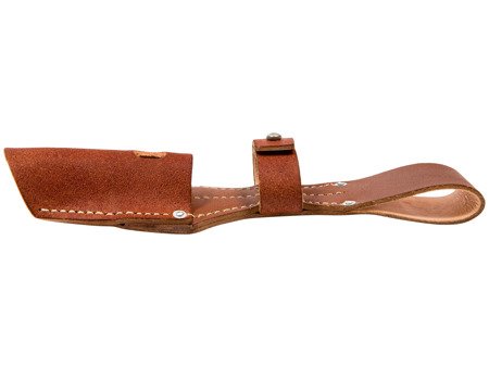 M84/98 Bayonet frog with strap - brown - repro
