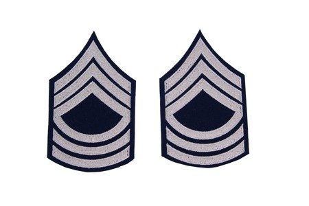 Master Sergeant insignia - pair - repro