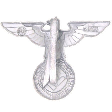 NSDAP party eagle for caps - metal repro