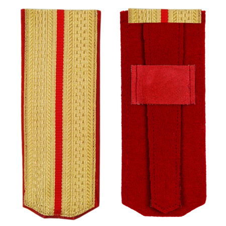 Ober-officer shoulder straps - service - red