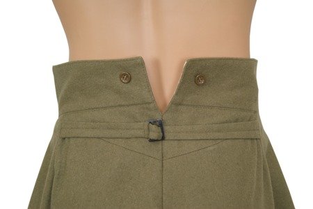 Officer breeches - khaki wool - repro