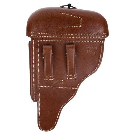 P08 police holster - brown - repro