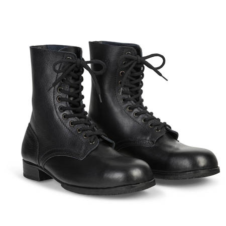 Panzerstiefel - German tanker ankle boots - repro - blackened