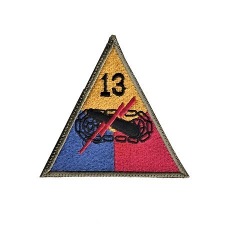 Patch of 13th US Armored Division - repro
