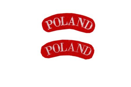 Polish Armed Forces in the West sleeve patch - EM/NCO - pair - repro