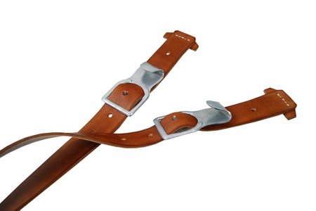 Polish Cavalry Y-straps - brown leather