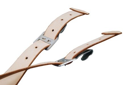 Polish Cavalry Y-straps - brown leather