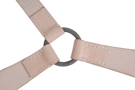 Polish Cavalry Y-straps - undyed leather
