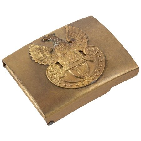 Polish Legions belt buckle, brass version with brass eagle - repro