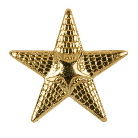 RKKA M1943 golden rank star for shoulder straps - 13 mm - repro