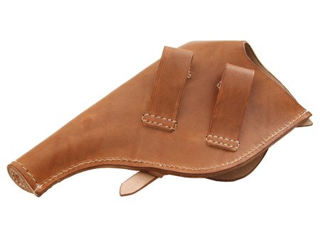 Revolvertasche M91 - brown leather - repro