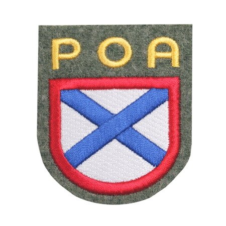 Russian Liberation Army patch - woolen - repro