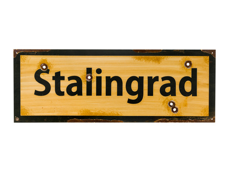 STALINGRAD road sign - repro