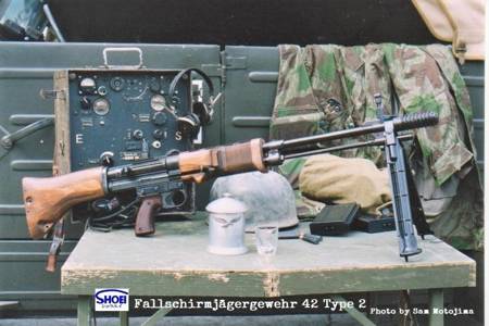 Shoei Fallshirmjägergewehr 42,  FG 42 rifle, type II