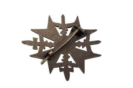 Spanish Cross - bronze with swords - repro