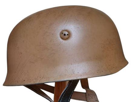 Stahlhelm M38 for LW paratroopers, sand camo aged  - repro