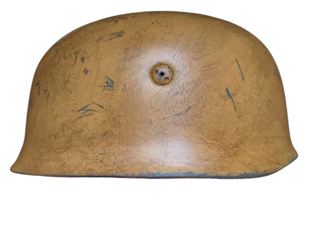 Stahlhelm M38 for LW paratroopers, sand camo, heavily aged