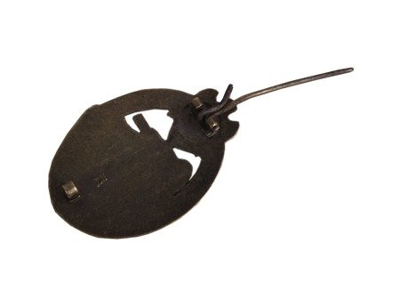 Tank Assault badge - bronze - antique effect - repro