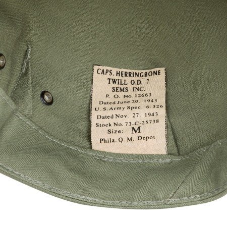 U. S. M1943 HBT cap - repro