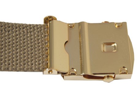 U. S. Officer belt with brass buckle - repro