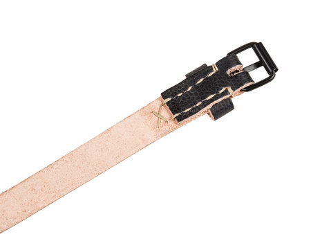 WH/SS Canteen strap - pebbled leather - repro by Nestof®