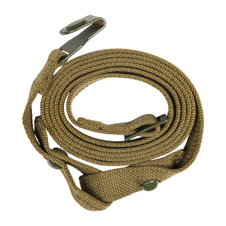 WH/SS German gasmask canister carrying straps - repro