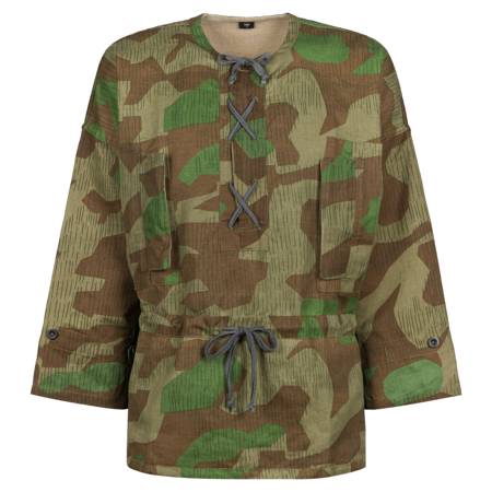 WH camo blouse - Splittertarn - linen - repro